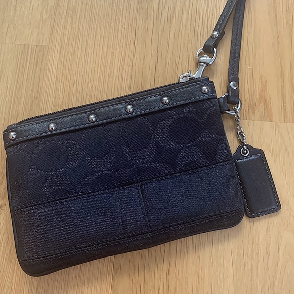 Two Coach Small Wristlets in Black and White! - Picture 2 of 9
